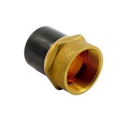 63mm PE Spigot x 2  Female BSP Adaptor